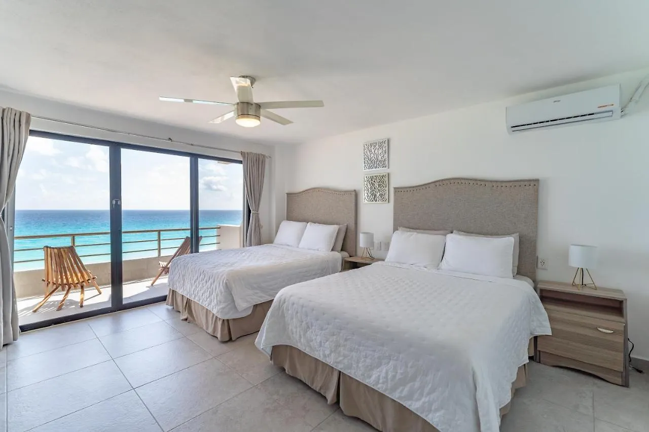 Apartment Sparkling Ocean View In Cancun Mexico